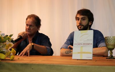 Com auditório lotado, autores de “O Capa-Branca” realizam palestra de abertura da 14ª Semana de Psicologia da FAMA